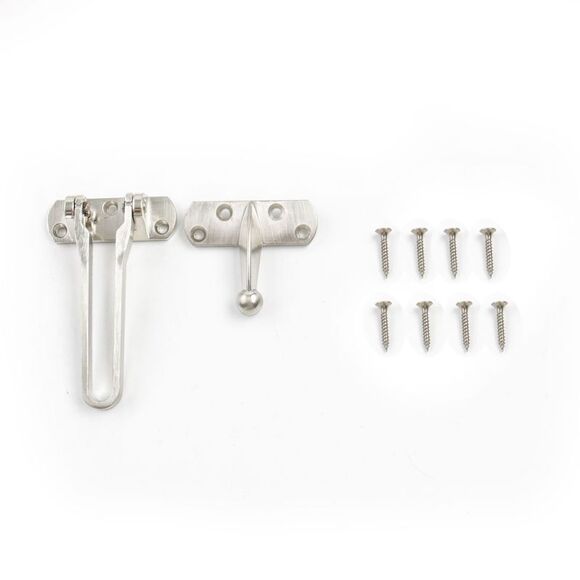 Household Hotel Room Metal Door Guard Clasp Security Padlock Buckle Latch Lock - Picture 3 of 6